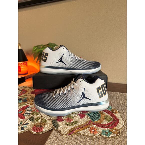 Jordan XXX1 31 Low California Bears White Yellow College Navy Blue 897564 118